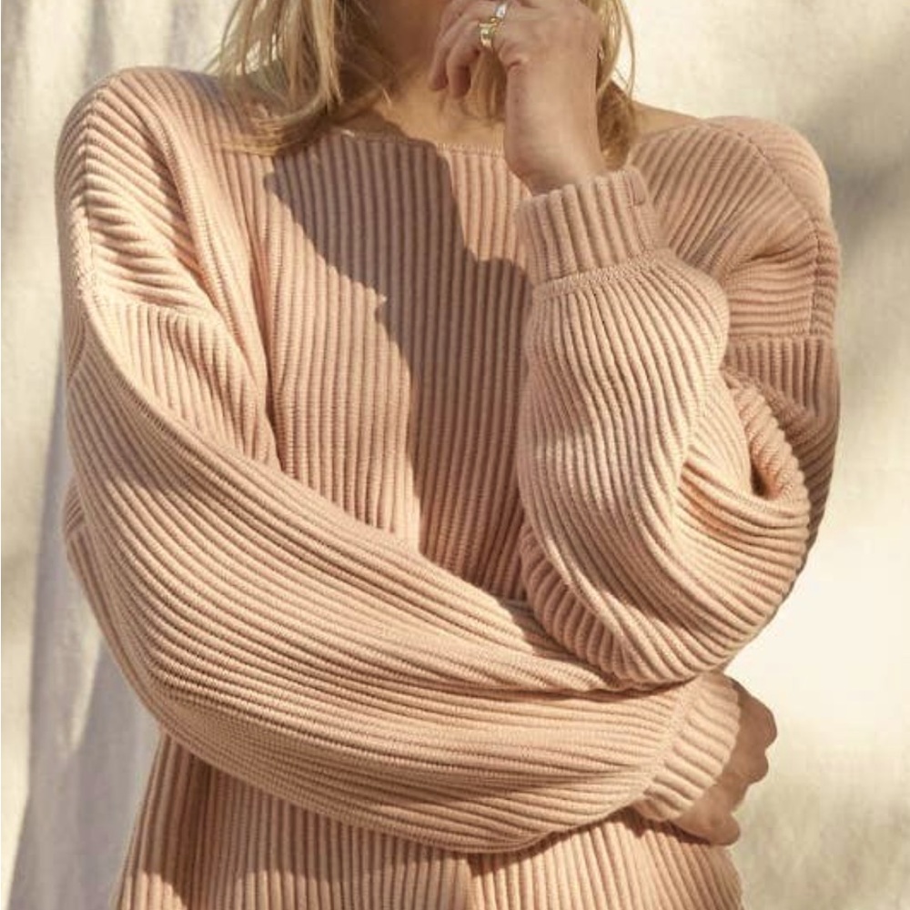 Lunya Cotton Cozy Silk Reversible Sweater